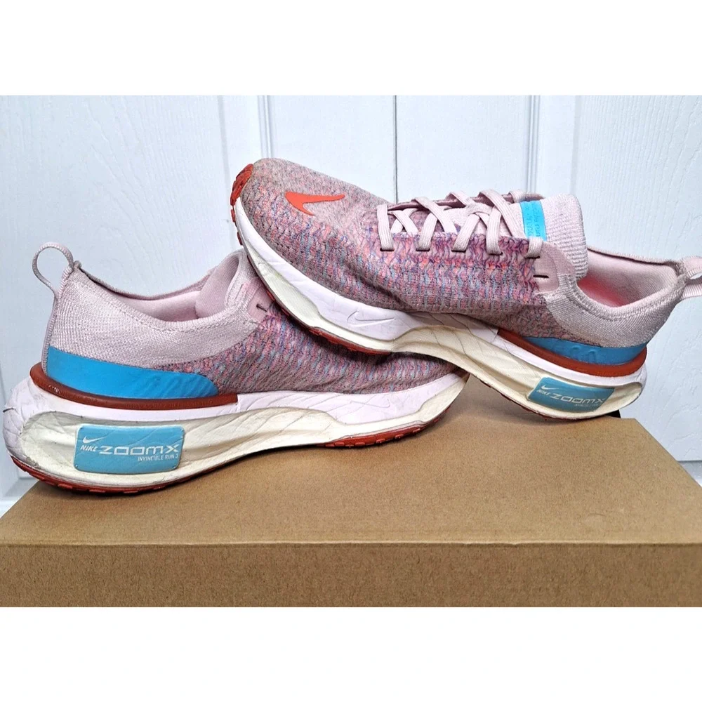 Nike ZoomX Invincible Run Flyknit 3 Pink Foam White Women's size 8.5 DR2660-600